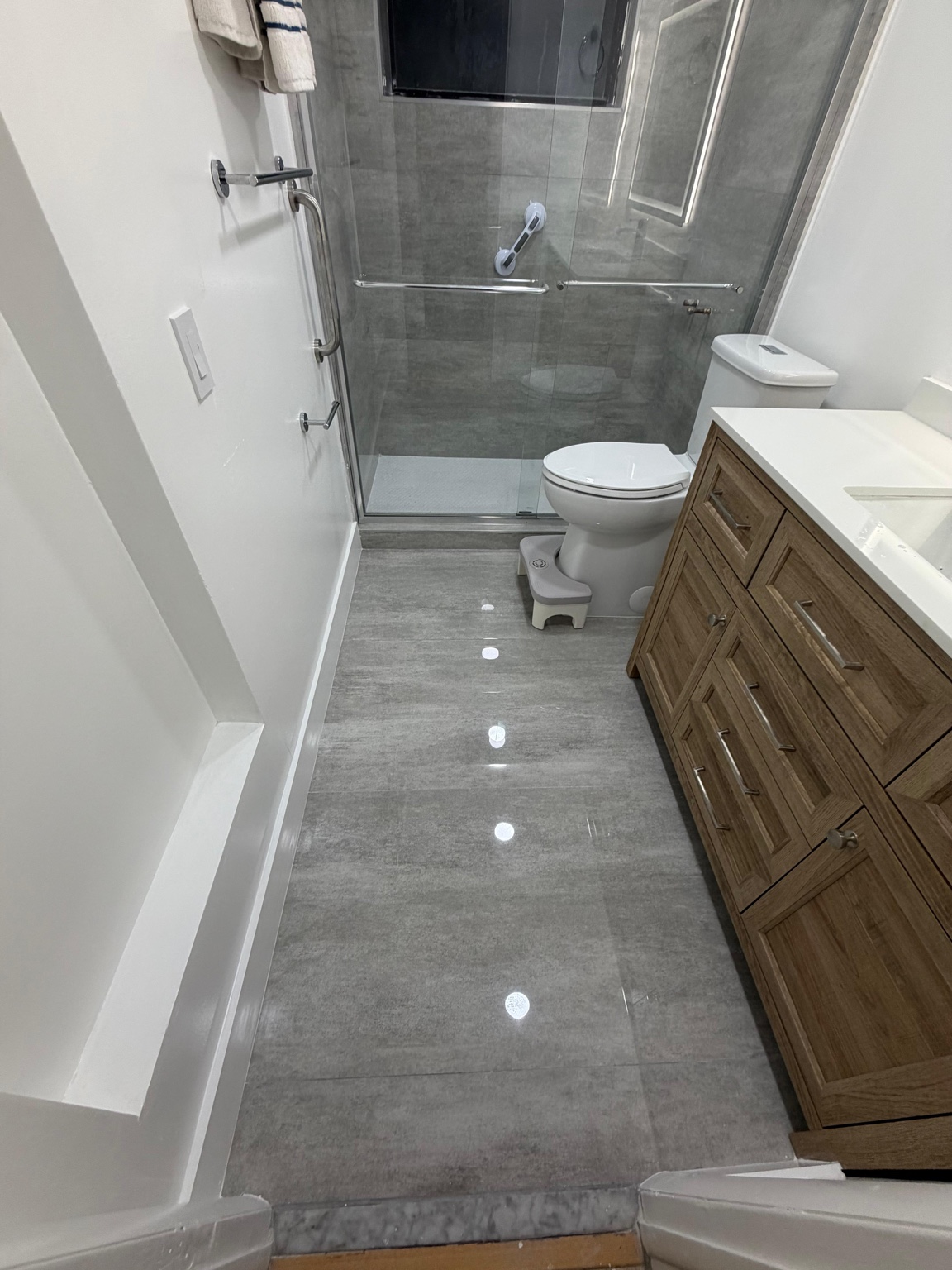 Complete bathroom renovation — 1